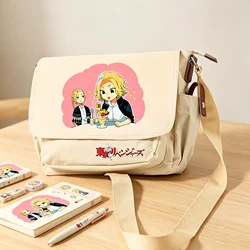 Tokyo Revengers Oxford School Bags Cartoon Unisex Bookbag Women Crossbody Shoulder Bags Kawaii Handbags Girls Anime Daypack