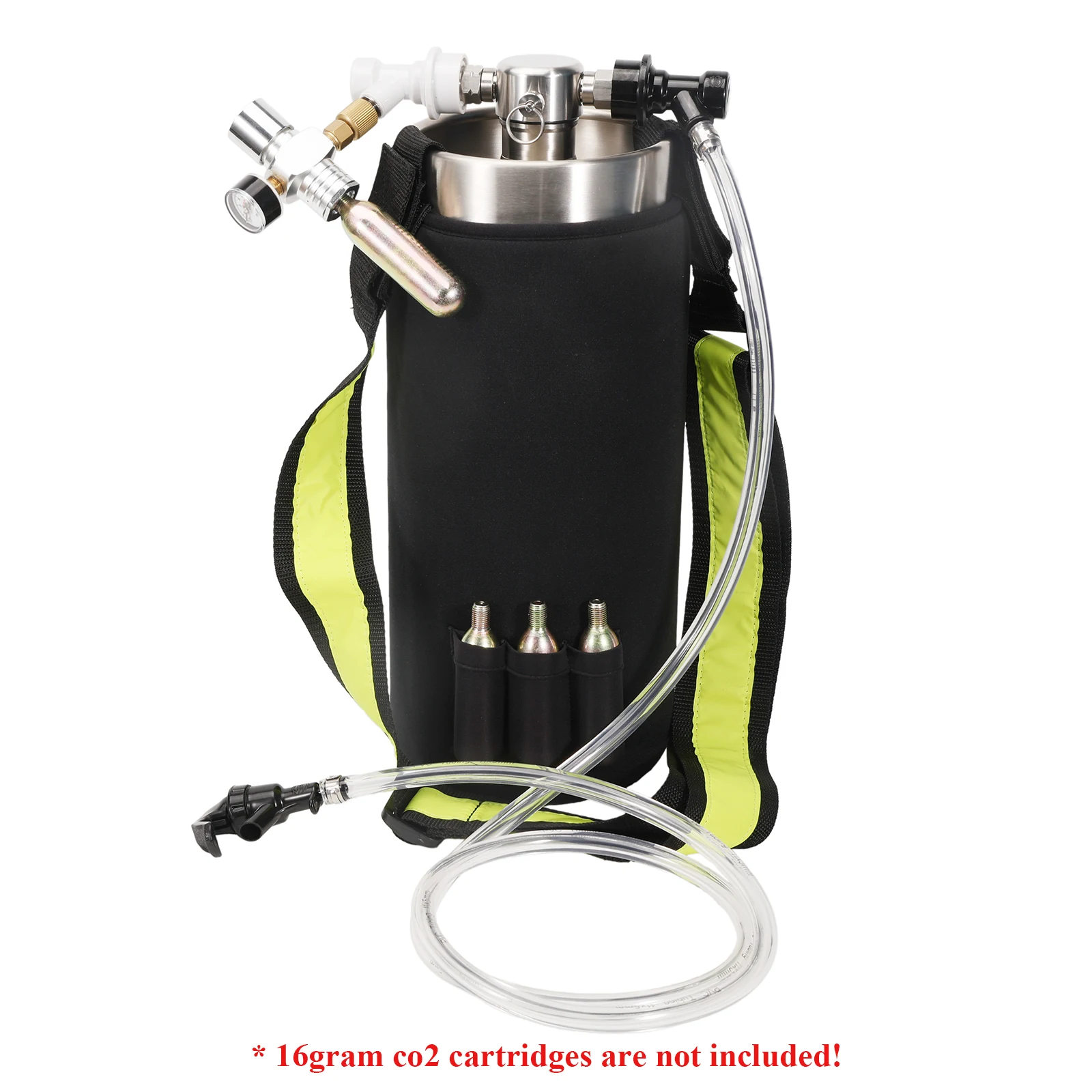 systeme-de-fut-de-co2-pour-evenements-avec-gaine-en-neoprene-et-sangle-d'epaule-mini-fut-a-paroi-simple-2-4-5l-regulateur-de-co2-cartouche-filetee-16-grammes