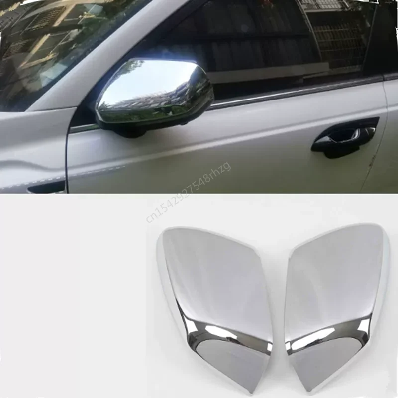 For Kia Sportage R 2018--2023 Rear View Shell Reverse Mirror Electroplated Reflective Cover Decorative Sticker Car Accessories