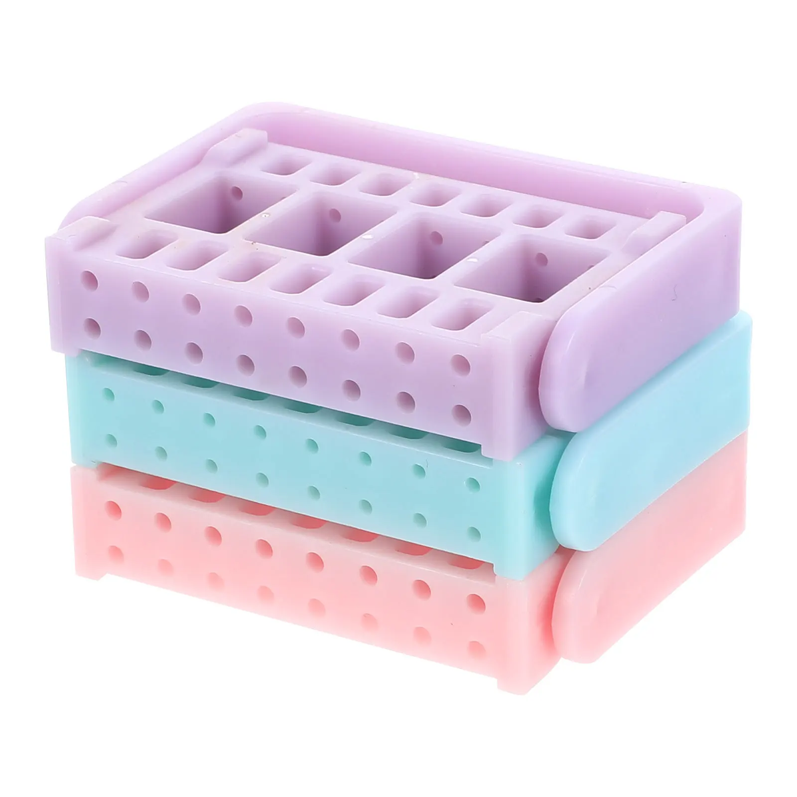 3 قطعة رأس مطحنة التخزين المنظم الثقيلة مسمار الفن ملحق رف نظيفة سطح المكتب مريحة مسمار مثقاب الرف العرض