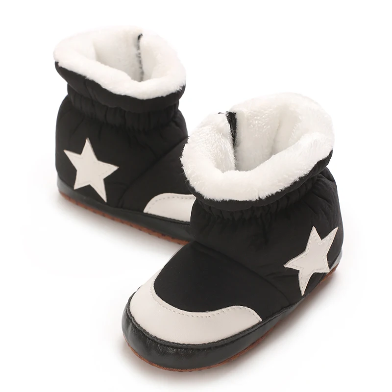 Winter Snow Baby Boots Newborn Warm Booties Soft Sole Shoes for Baby Girls Boys Infant Shoes Toddler 0-18Months