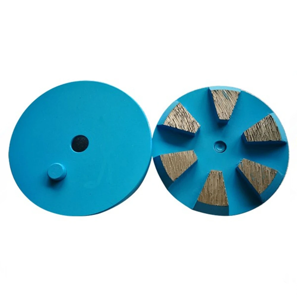 

GD61 STI Floor Grinding Plates D83mm 3 Inch Single Double Post Diamond Metal Concrete Polishing Pads with Six Segments 9PCS