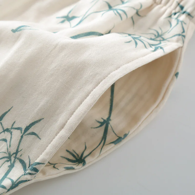 طقم بيجامة نسائي جديد لربيع وصيف 2024 100% كريب قطني بأكمام طويلة قطعتين لطيف حلو مقاس كبير ملابس نوم منزلية غضب