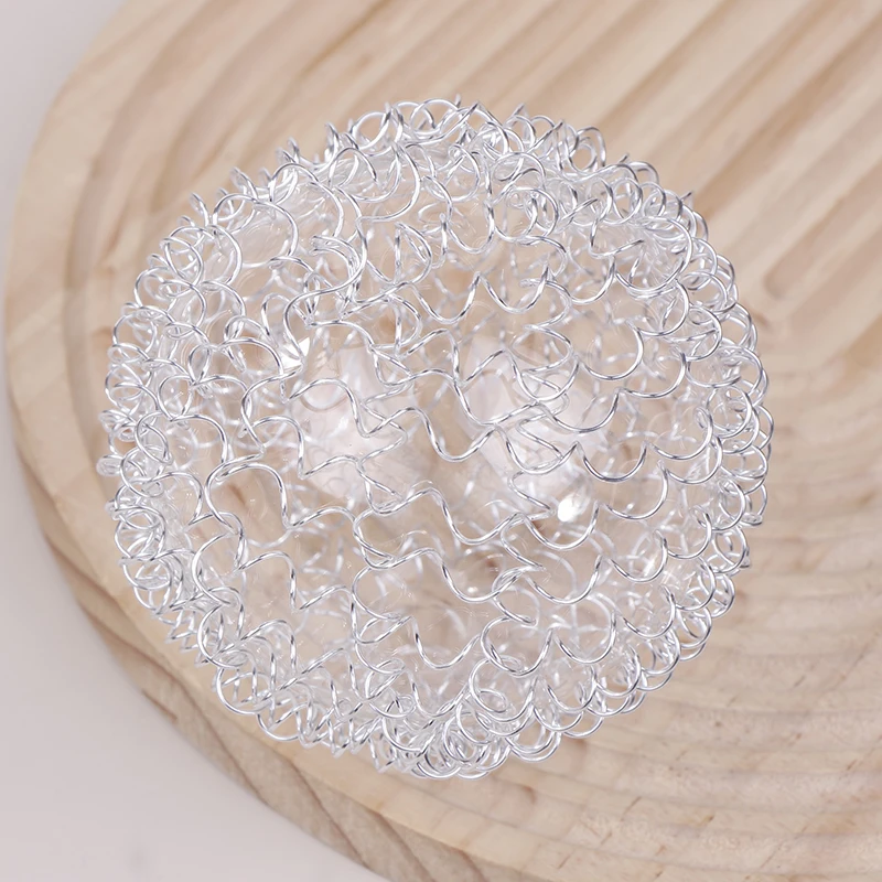1pc Aluminum Wire Glass Ball Lamp Shade Replacement For G4 Ceiling Lamp Desk Lighting G4 Wire Light Shade 10mm Opening Fitter