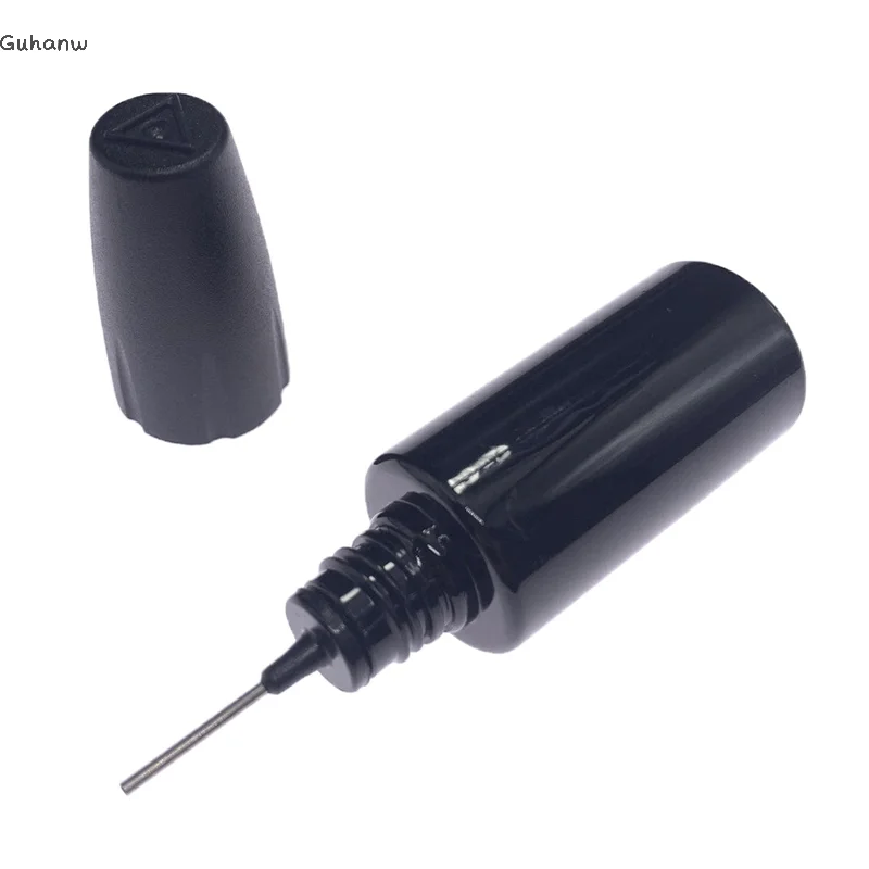 

[WHB]10ML Pinhole Bottle With Cap Long Needle Tube Bottle PET Plastic Bottle Pigment Bottle Lotion Essential Oil Sub-bottling