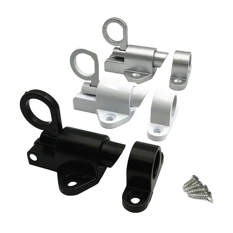 Universal Door Latch Aluminum Alloy Automatic Spring Door Bolt Durable Rust Resistant Door And Window Latch Lock Home Hardware
