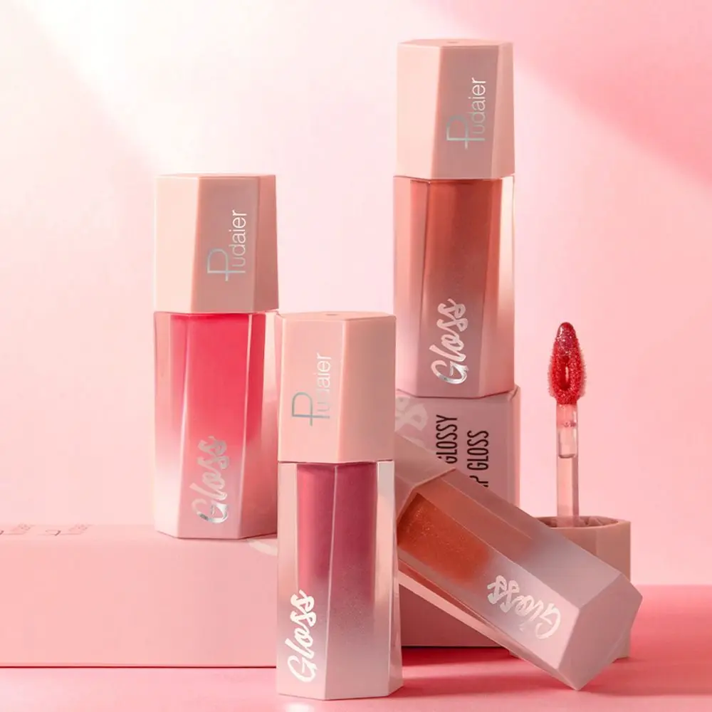 8 Kleur Water Lipgloss Glanzende Waterdichte Glinstering Vloeibare Lippenstift Niet-Vervagende Mollige Lip Tint Dame