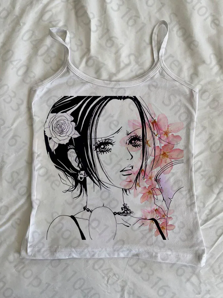 Women Tank Tops Gothic Punk graphics Grunge Baby Tank Women Clothing Summer Kawaii girls Trashy Printing Casual Tank Tops Vest