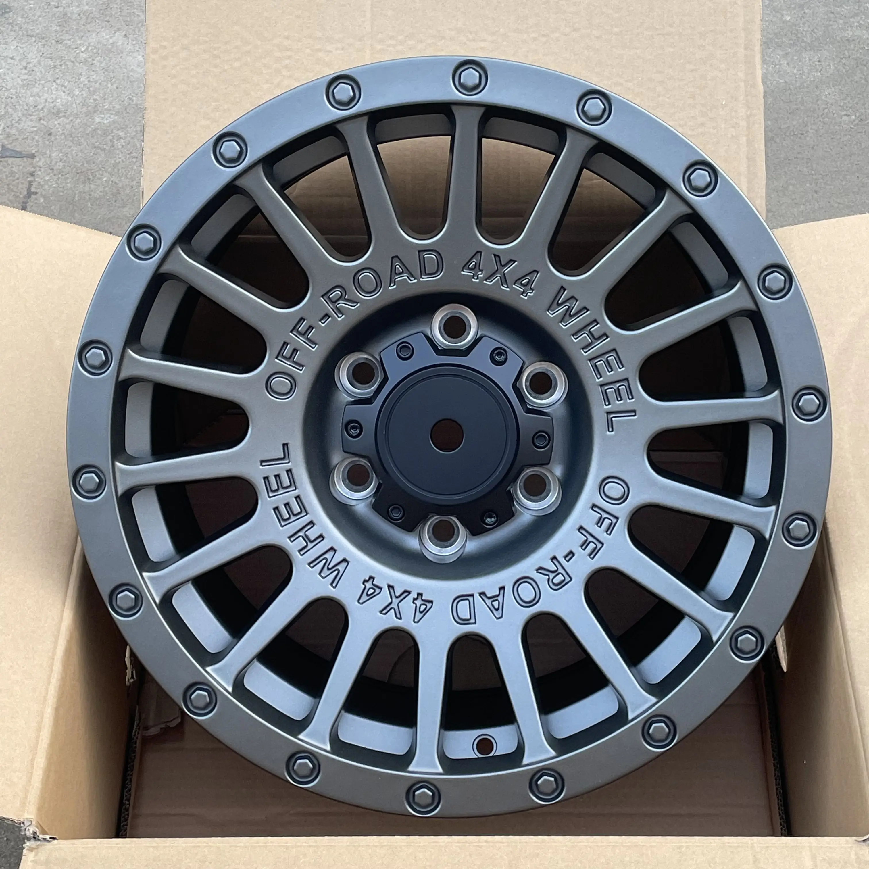 -For 17 Inch 6x5.5 4x4 Pickup Off-road Wheels Beadlock Style 6x139.7 for Tank300 Toyota Nissan Land Cruiser Patrol Ford*