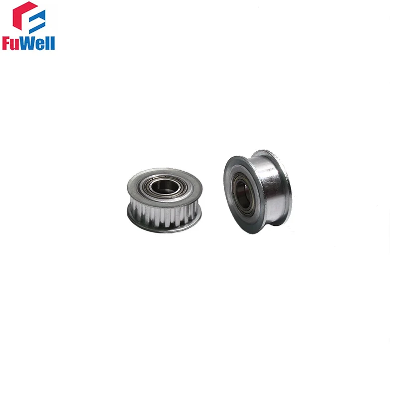 XL-10T Idler Pulley 10Teeth Transmission Idle Pulley Belt Width 11mm Bore 3/4/5/6mm Aluminum Alloy Bearing Timing Belt Pulley