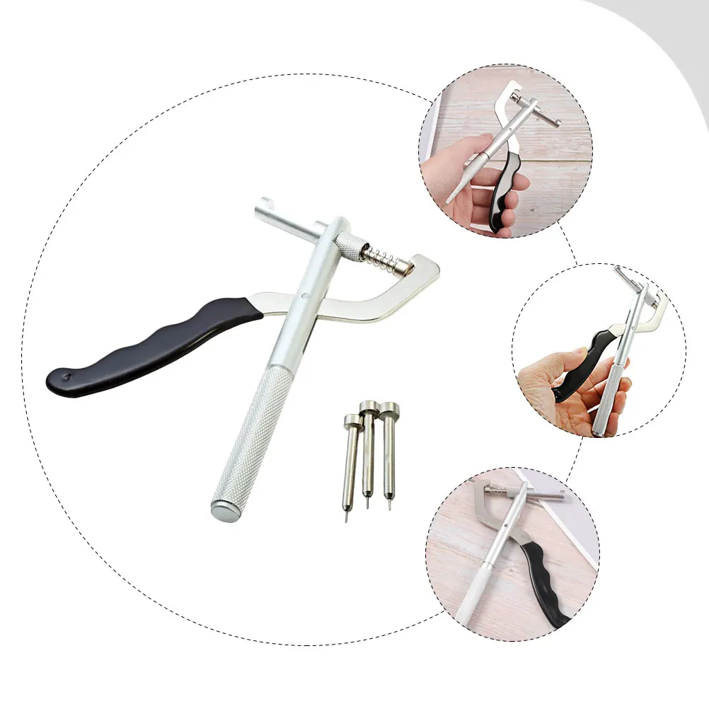 

1 set 1 Set Metal Watch Strap Pliers Durable Rust-Resistant Watchband Adjuster Repair Pin Remover For Watchmakers