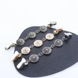 Retro Cardigan Clip Fasteners for Clothes Clothespins Scarf Clip Brooch Pin Buckle Clip Holder Fasteners Women Dress Jewelry
