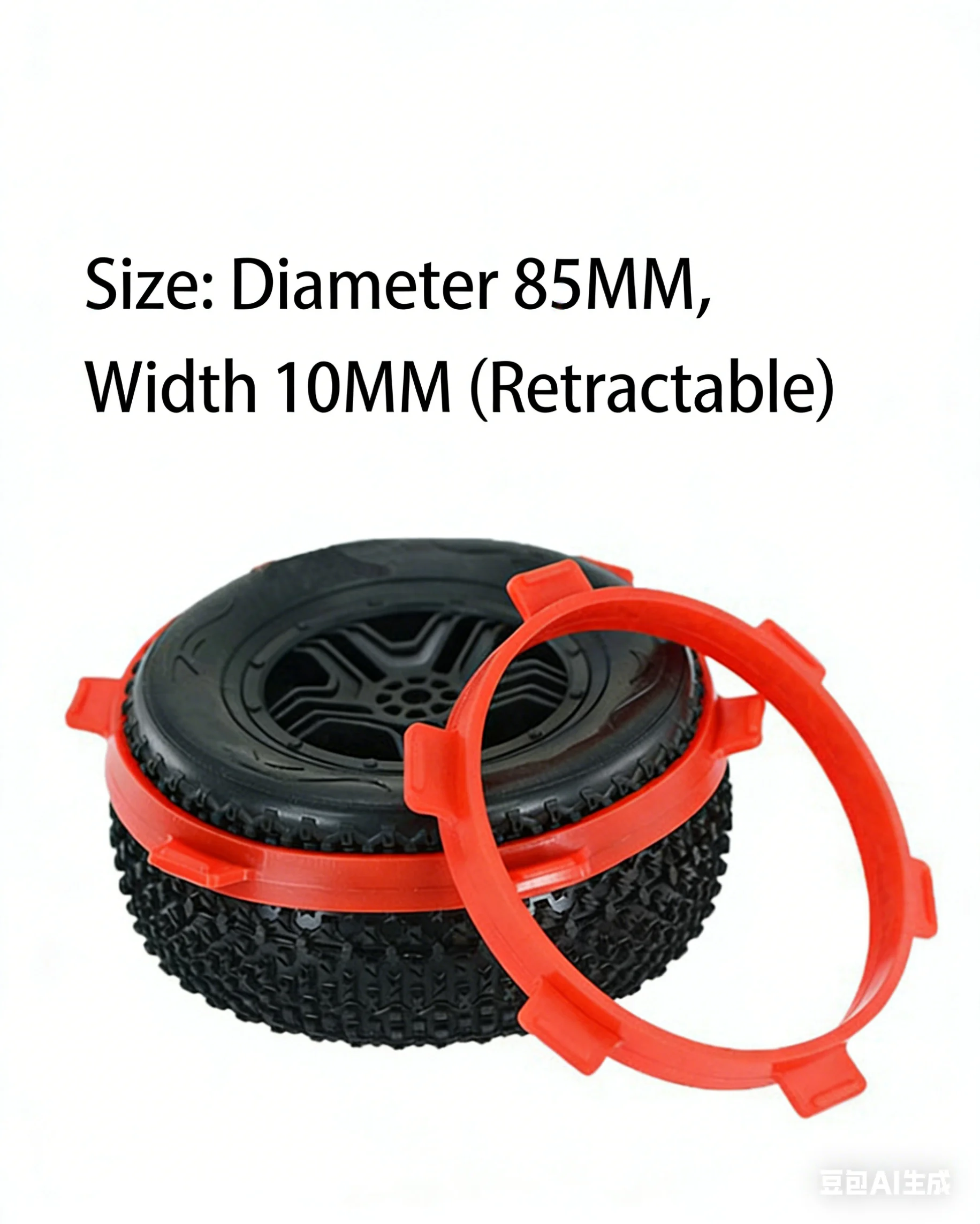 RC Tire Gluing Tool for 1:8 Off-Road, 1:10 Touring Cars & Short Course Trucks, Retractable Rubber