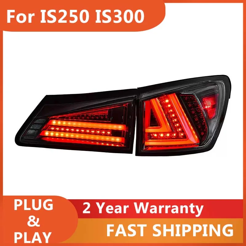 レクサス IS250 テールランプ 2006-2012 IS300 テールライト IS350 リア DRL フォグブレーキリバースターンシグナル用カースタイリング