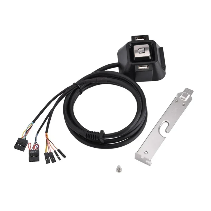 1.2m USB 2.0 Desktop PC Computer Case Motherboard Power Supply Supplies On / Off Reset HDD Push Button Reset Switch With Cables