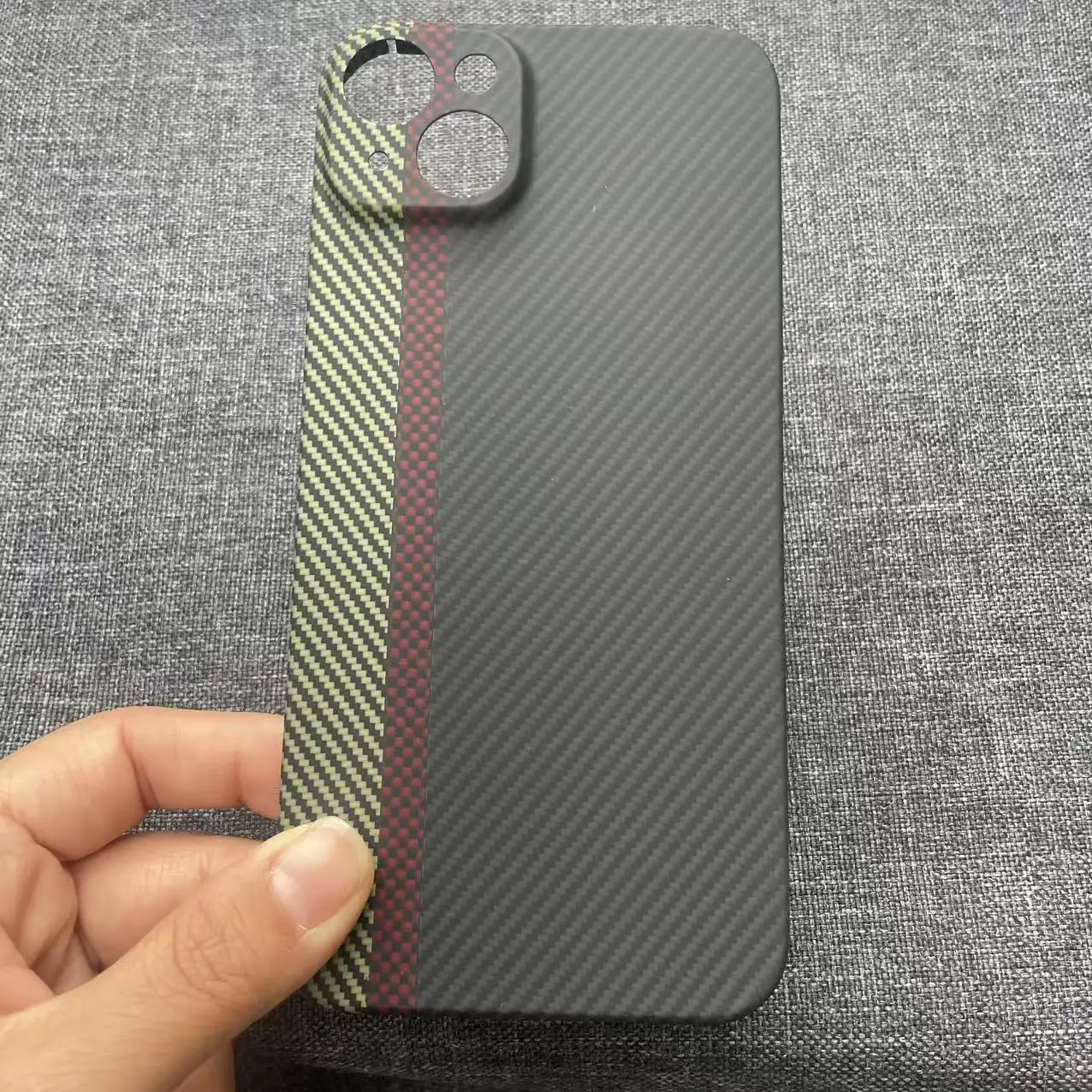 AKATIR Aramid Fiber Carbon Fiber Protective Case for iPhone 14 Plus Light Weight Luxurious High-End iPhone 14