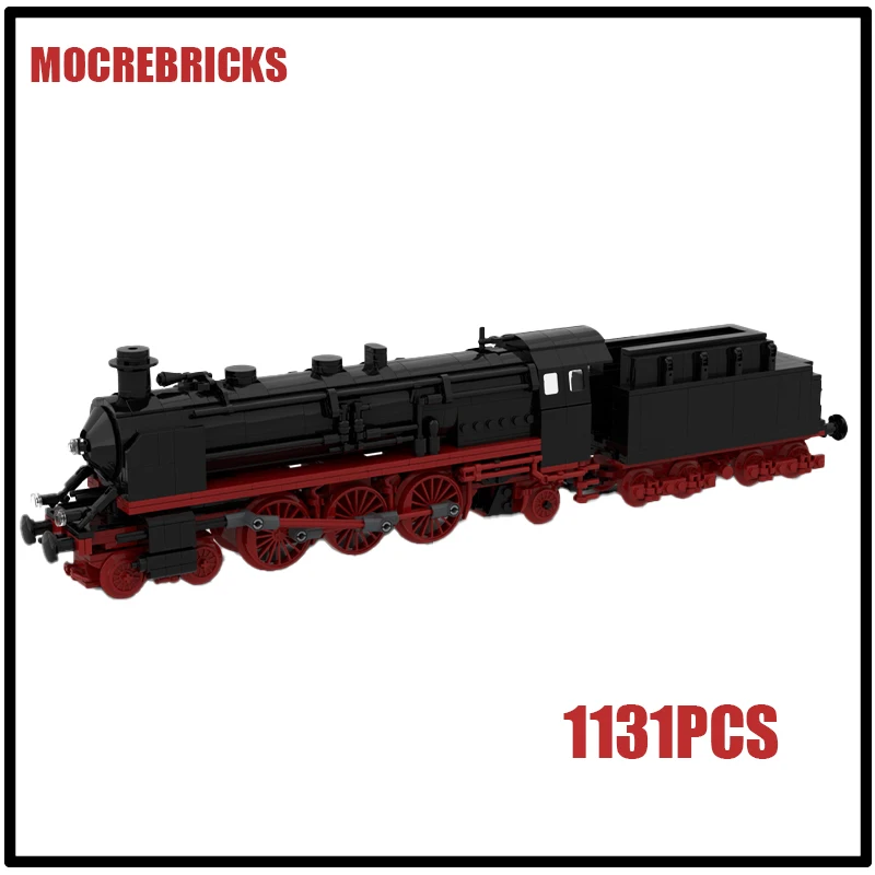 MOC-41875 Br S3/6 Steam Locomotives Building Block City Railway Freight Train Model DIY Technology Bricks Children's Toys Gifts