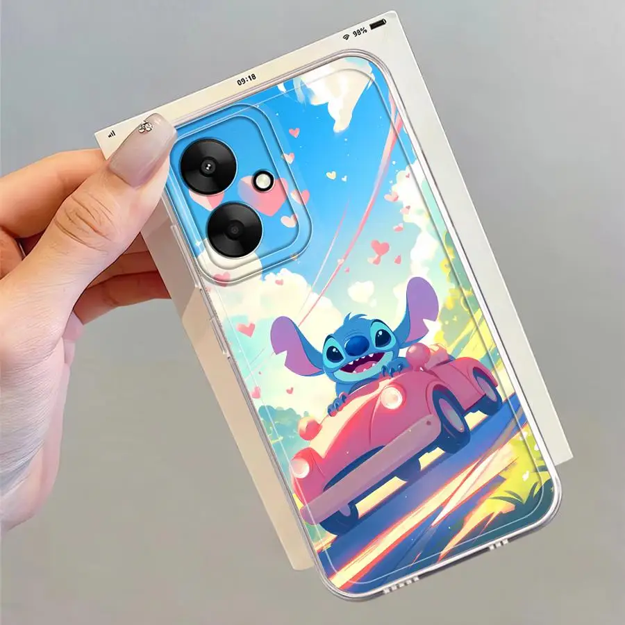 Funda de teléfono de cubierta suave para Xiaomi Mi 11 Lite 11T Pro Disney Cute Stitch