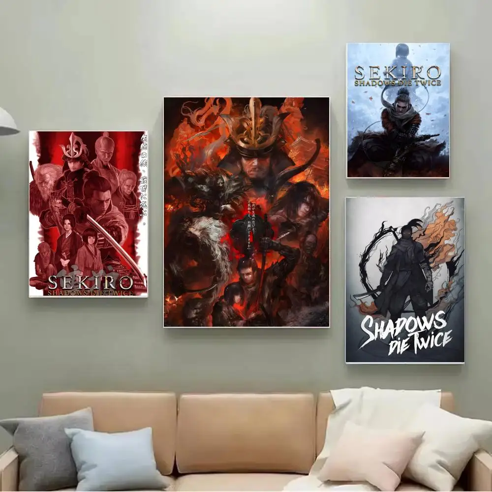 Cool Ninja Sekiro Shadows Die Twice-Game Poster Poster paint