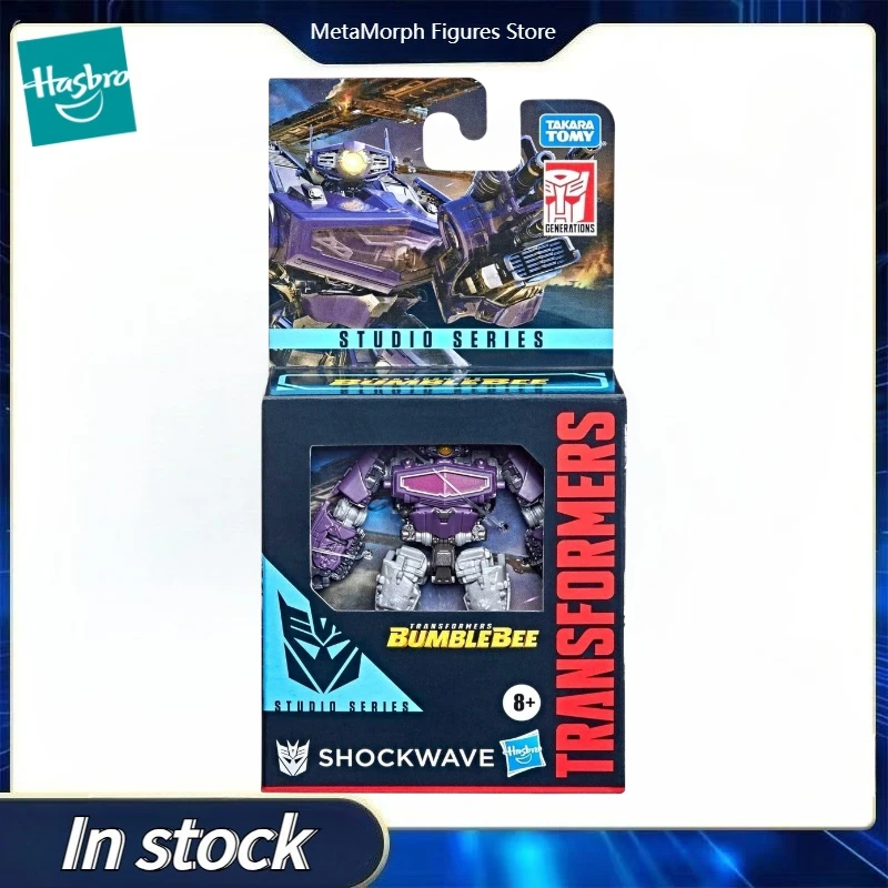 Original Hasbro Transformation Toy SS Studio Series Movie Studio Series Core Wave 1 Cr-level SHOCKWAVE BB Anime Figure Toy