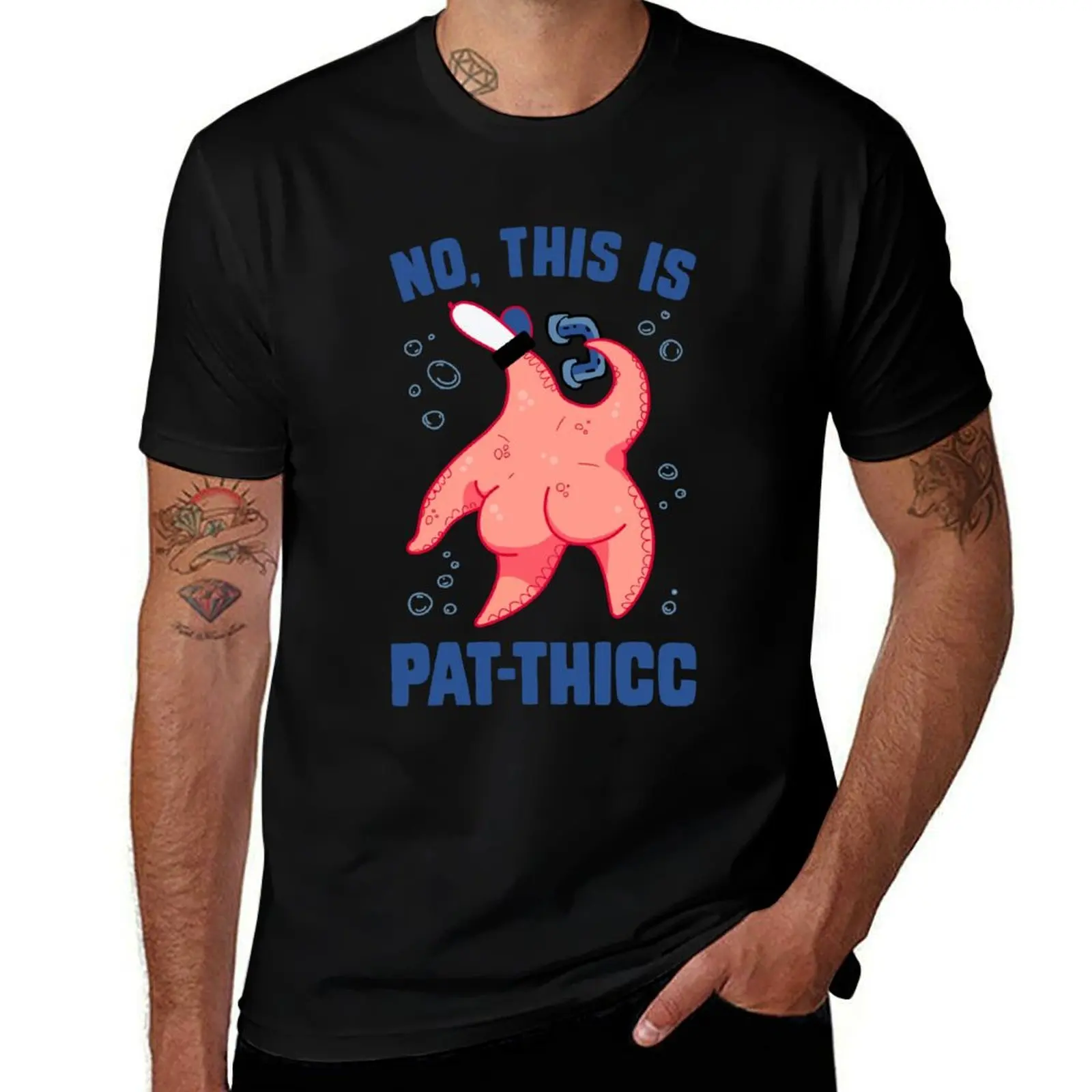 This is PAT Thicc T-Shirt t shirts for man cotton T-Shirt