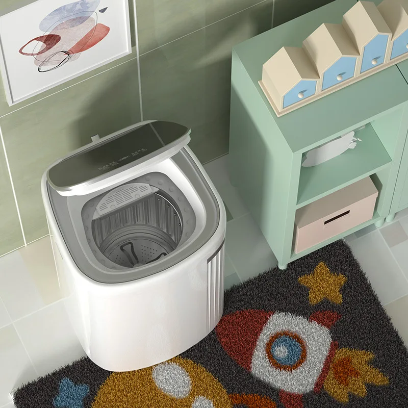 A Cross-border / Baby Care Fully Automatic All-In-One Washer/Dryer with Heating and Mini Design