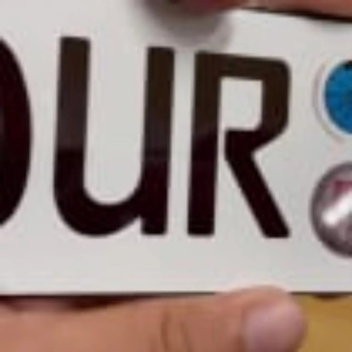 UK Personalised Number Plate (Custom Great Britain License Plate) - Aluminum Decor, Perfect for Garage Wall Accent/Man Cave.