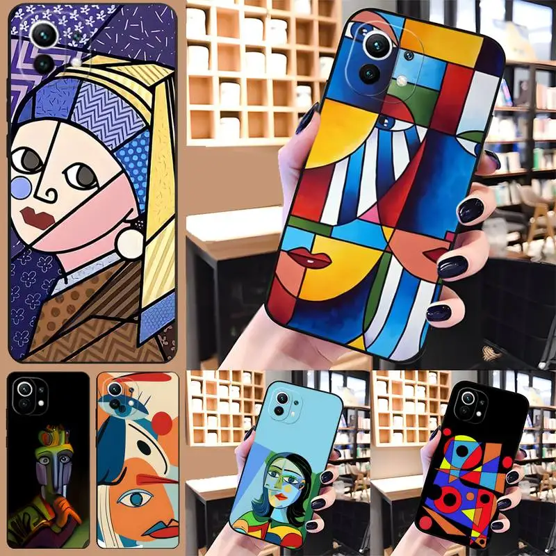 Picasso Abstract Art Phone Case For Xiaomi 10t 9t 11 11i 11x 11t 12 Pro Poco M3 Pro X3 Nfc F3 Fundas Shockproof Design Cover