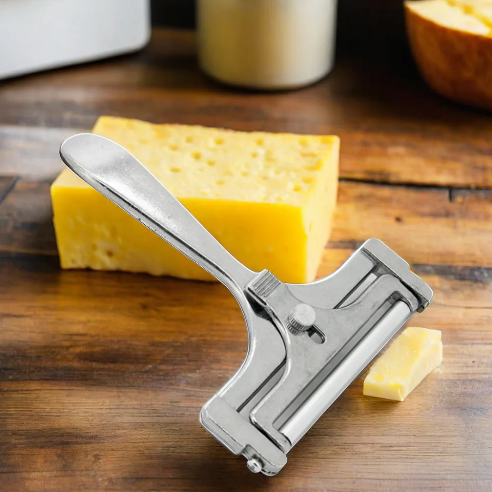 

Adjustable Stainless Steel Cheese Slicer Grater Knife for Slicing Butter Making Cheese Shavings Multi Functional Kitchen Tool