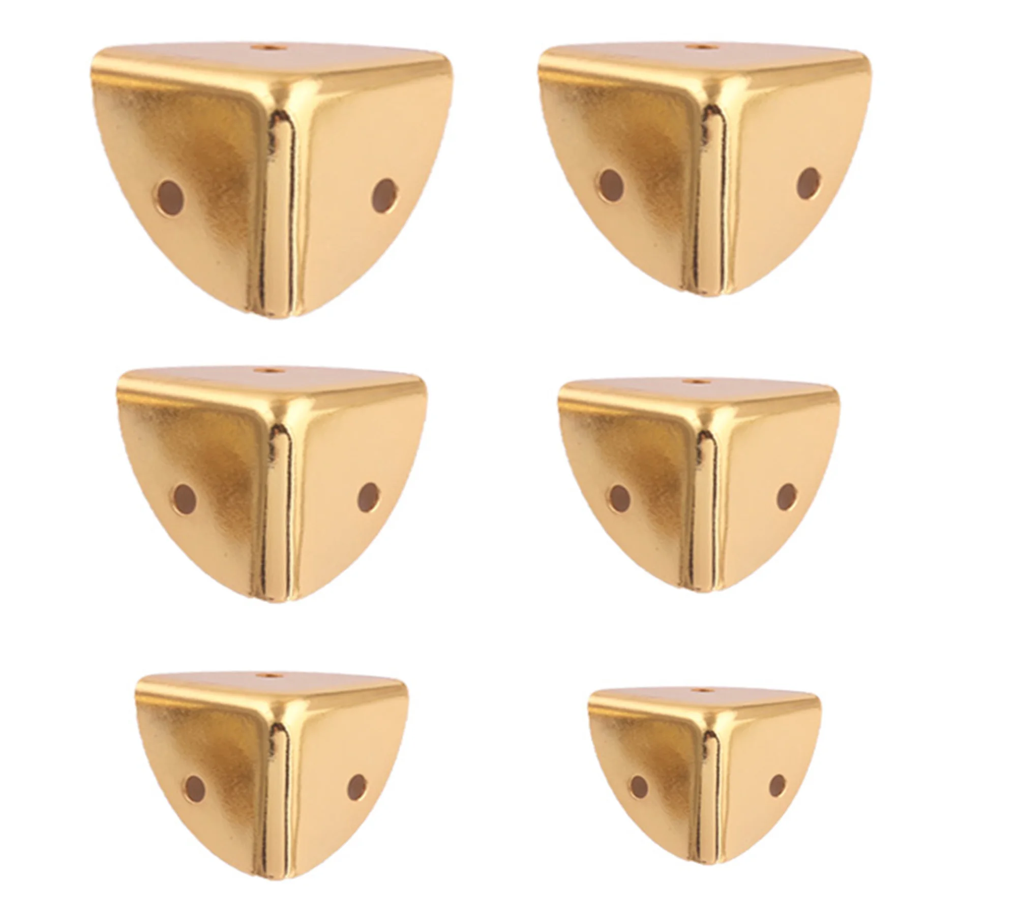 19/22/26/29/31/36mm Gold metal Corner protection corners vintage Box corner Decorative wood corner book corner Corner clip-4pcs