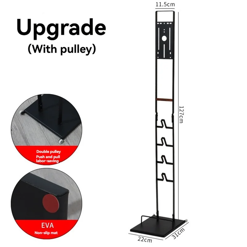 

Вакуумная подставка для беспроводных пылесосов Dyson V15 V11 V10 V8 V7, металлический кронштейн с тяжелым основанием, держатель с колесами-новый