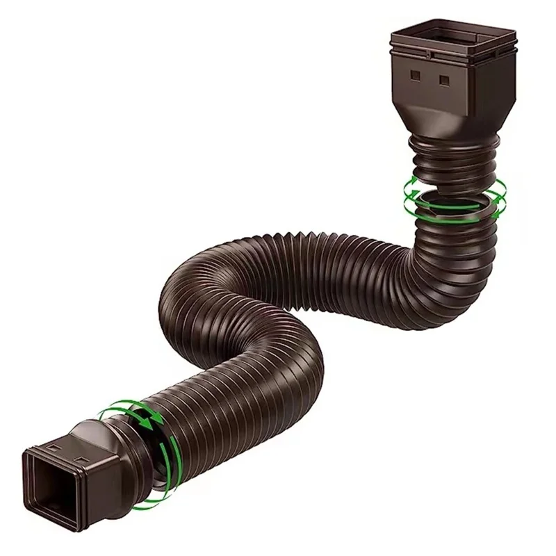 

Удлинитель водосточной трубы для домашнего желоба, утолщенная телескопическая дренажная труба из полиэтилена, дренажная труба для дождевой желоба