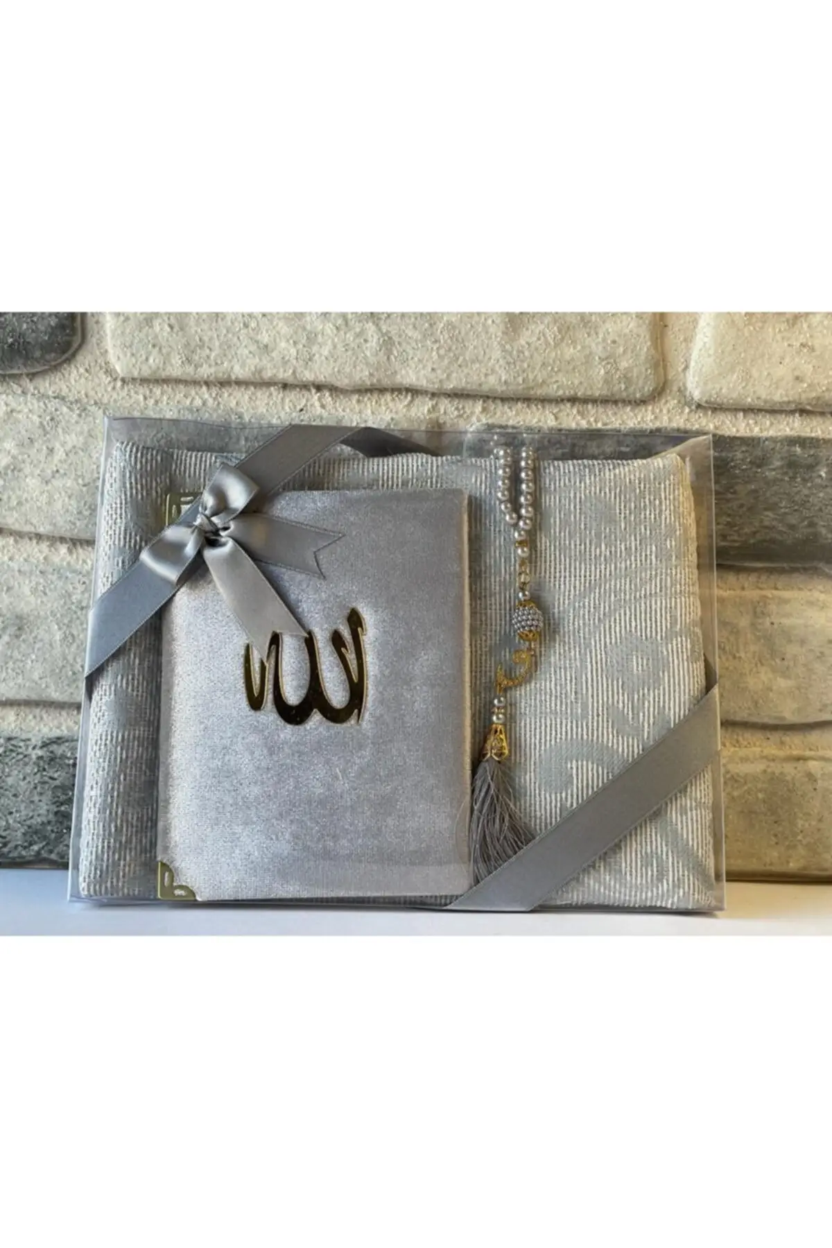 

Dowries Prayer Rug Set Luxury Gray