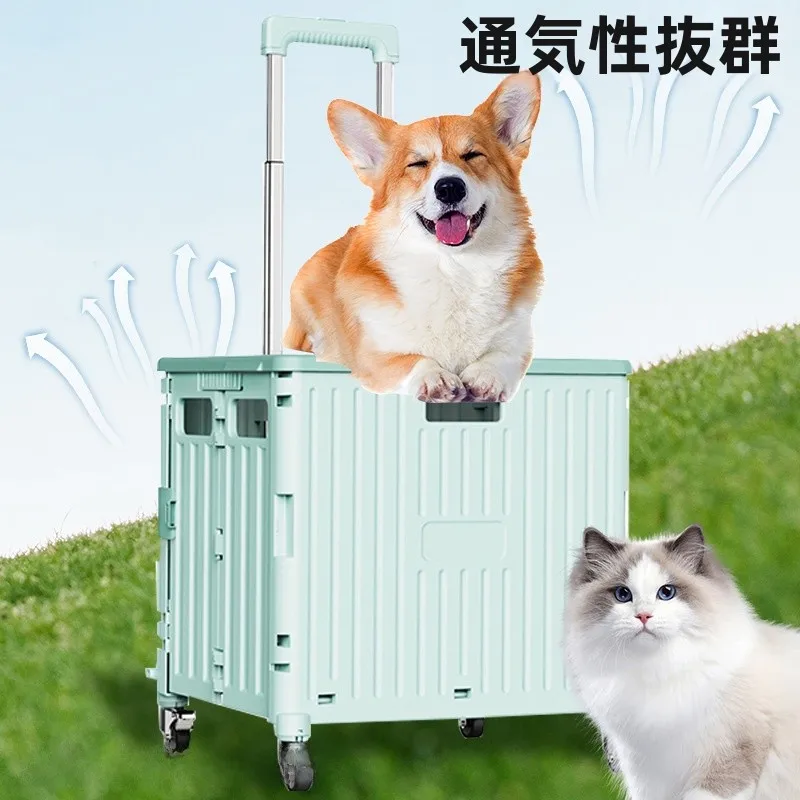 portable-lightweight-pet-shopping-cart-for-dogs-and-cats-home-use-easy-to-carry-dog-walking-carriage-convenient-storage-organ