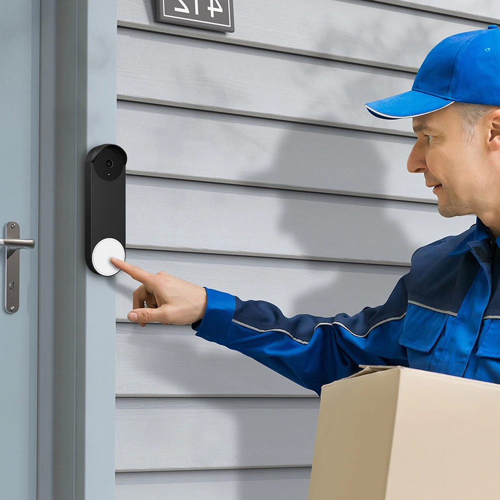 

Силиконовый защитный чехол, аксессуары, водонепроницаемый защитный чехол, защита от снега, защита от солнечного света для Google Nest, дверной звонок, проводной 2-го поколения