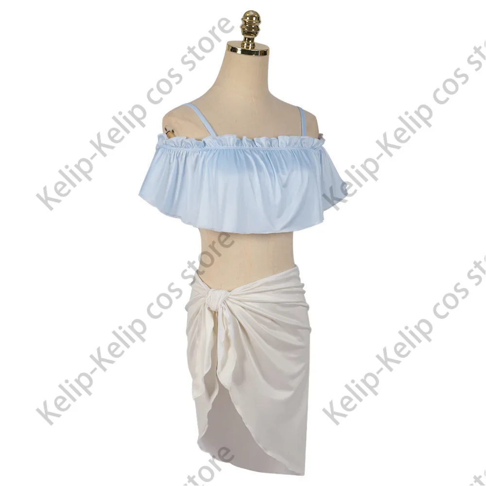 زي تنكري للنساء من Hoshino Ai-Anime ، ملابس سباحة ، تنورة ، بيكيني ، شعر مستعار ، جميل ، بدلة حفلة كرنفال ، صيف ، جميل ، OSHI NO KO