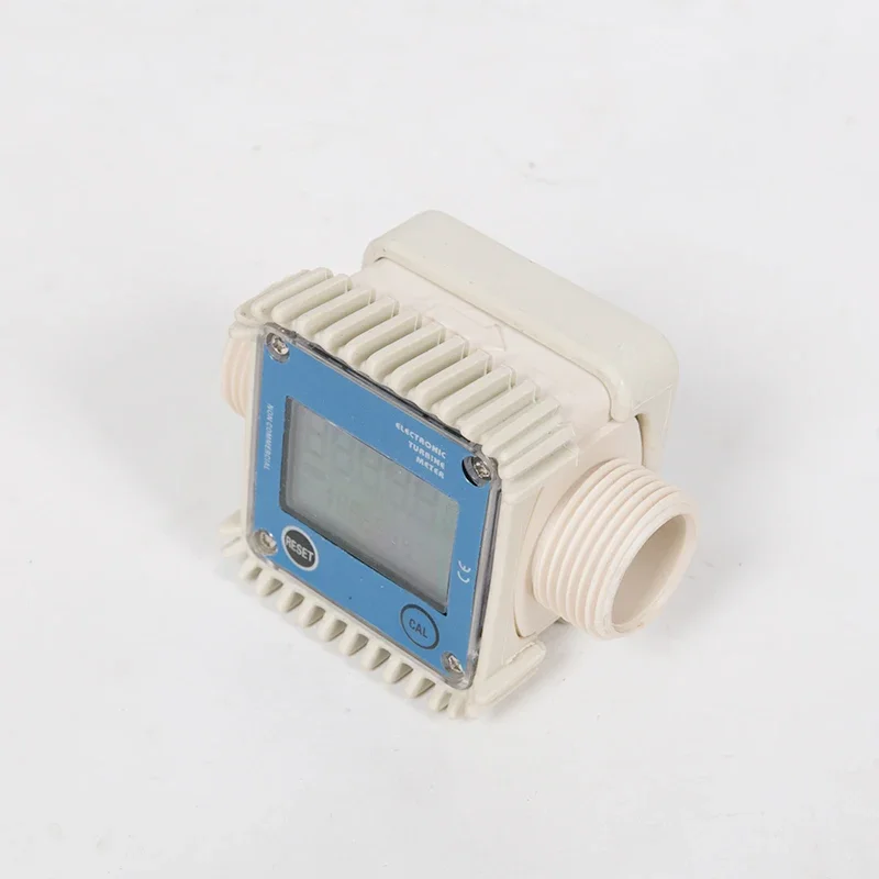 PA Nylon Material  G1''  male thread connection high accuracy K24 turbine flow meter