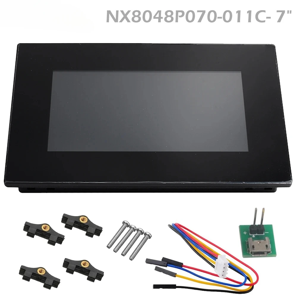 

Nextion Intelligent 7 inch HMI Display 5V Capacitive Touch Screen TFT LCD w/Enclosure Case for Arduino (NX8048P070-011C-Y)