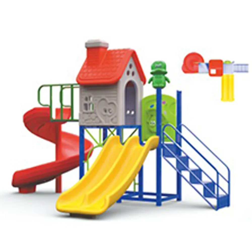 Plastic for children's outdoor slides and swings amusement park facilities