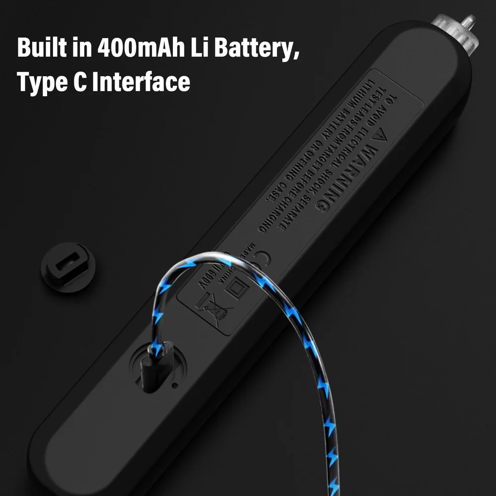 AVX1 Voltage Tester Non-Contact AC Detector with Three-Phase Rotation L/R Indicator 6 Detection Ranges ABS Body