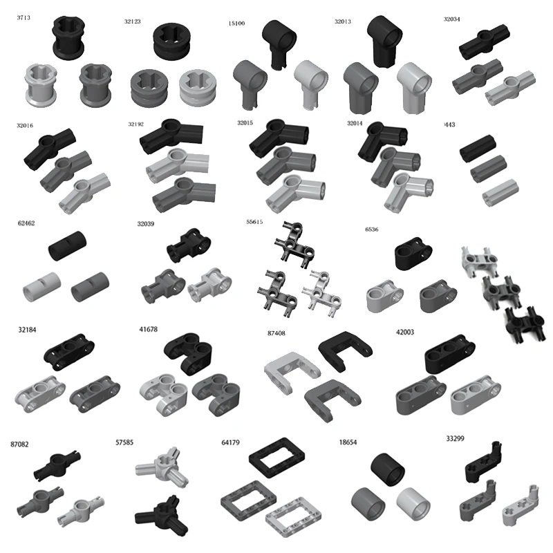 In Stock Technical Part Axle bushing pin Connector Building Block Replace Bulk Parts Toy 3713 32123 32039 32014 6536 41678 64179