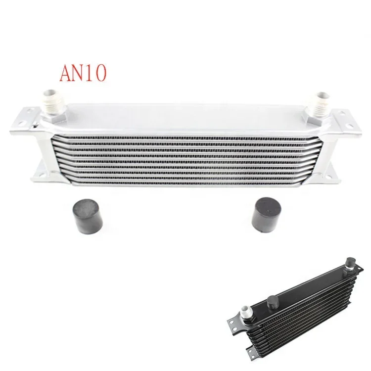 

cars radiator 12 v 10 layer Aluminum auto electrical cooler radiator fan oil engine cooler for universal car