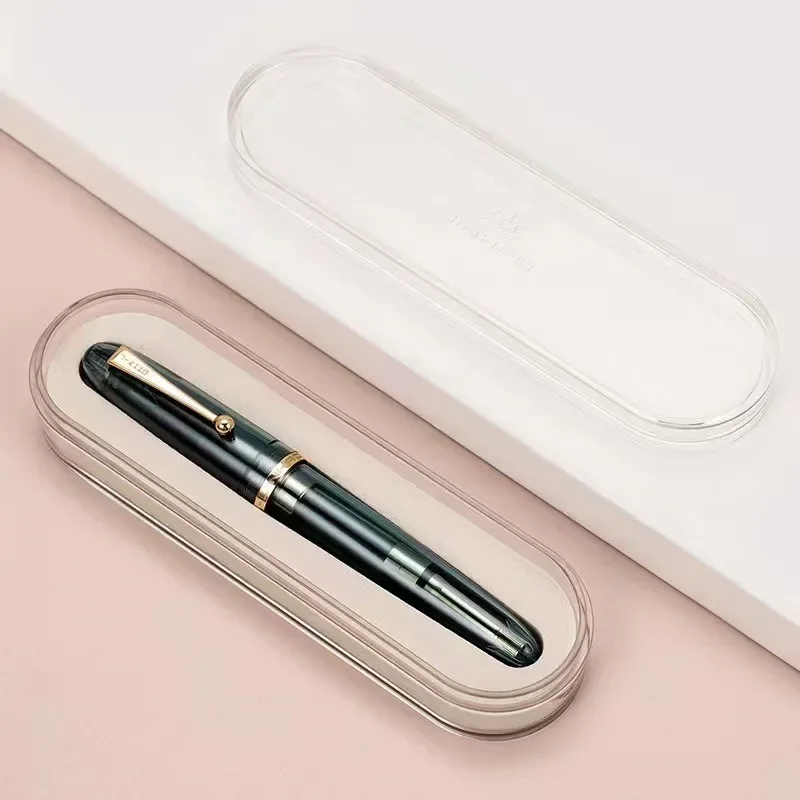 Jinhao 9019 Fountain Pen Transparent Color Resin luxury Pen 0.38/0.5/0.7mm Writing Ink Pens Stationery Office School Supplies image 3
