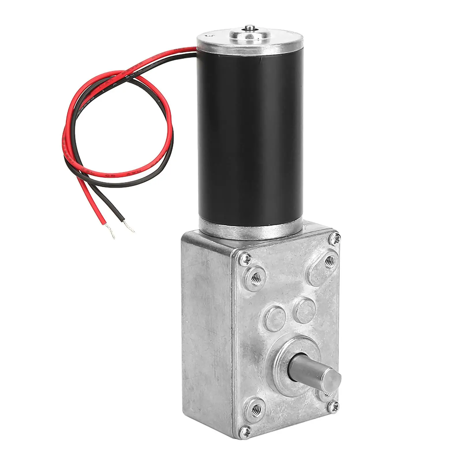 

12V DC Worm Gear Motor 8mm Shaft High Torque 10-400RPM Electric Gearbox for Robotics & Door Automation