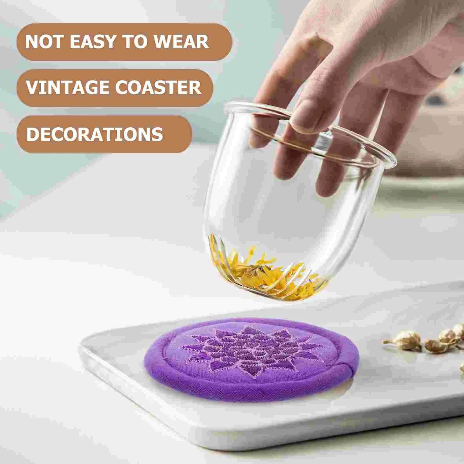 Singing Bowl Cushion Cloth Mat Nepal Hand-made Supplies Teapot Embroidery Cotton Buddha Sound Tibetan Pad