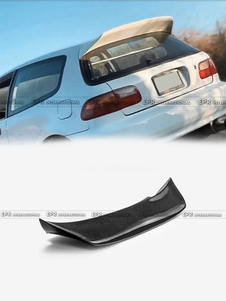 

For Civic EG OSK Type Rear Spoiler for Honda - Fits Hatchback Only [Rear Spoiler for EG Civic,Hatchback Civic Wing]