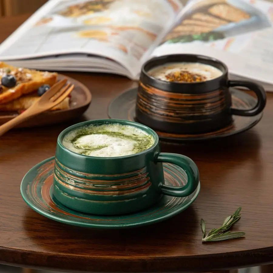 8 Oz Ceramic Cappuc… - image