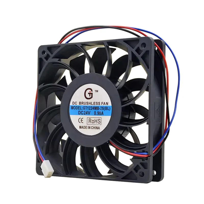 

НОВЫЙ ОРИГИНАЛЬНЫЙ GT1224MB-25(BL) 24 В 0,90 А 12025 120*120*25 мм 12 см ОХЛАЖДАЮЩИЙ ВЕНТИЛЯТОР
