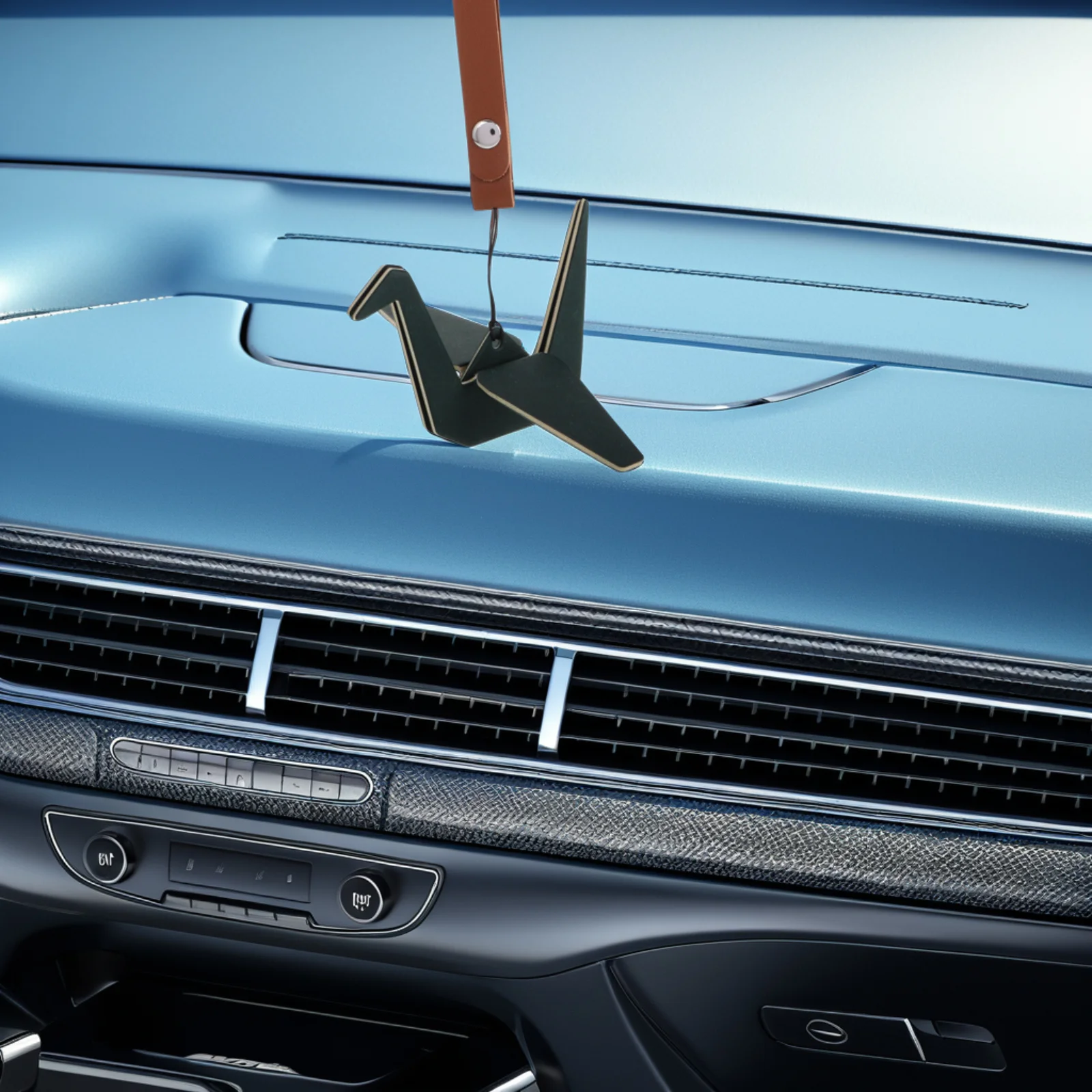 

Hanging Car Air Freshener Crane Shape Long Lasting Aromatherapy Essential Oil Diffuser Cute Car Decor for Women Interior