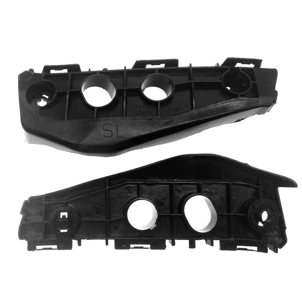 For Toyota Corolla 2011-2013 Bumper Support Bracket Plastic Hold Mount Front 2PC 52116-12420 52115-12460